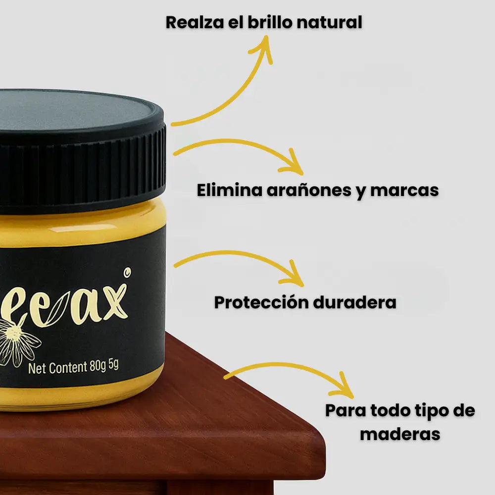 RESTAURADOR DE MADERA DE CERA DE ABEJAS