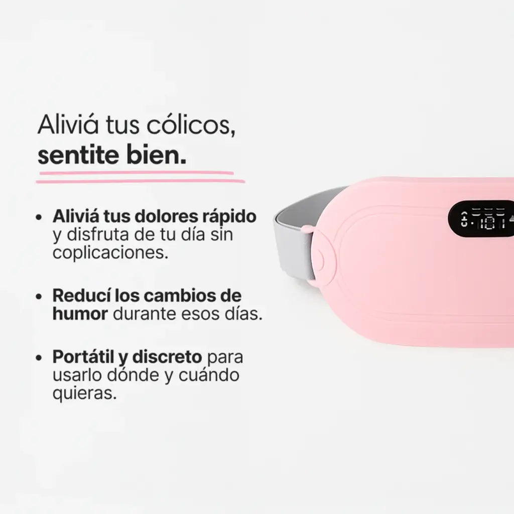 CINTURÓN ANTI-CÓLICOS - ALIVIA EL DOLOR MENSTRUAL