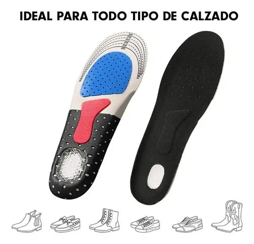 PLANTILLAS ORTOPÉDICAS ALIVIA DOLOR + SEPARADOR DE DEDOS DE REGALO