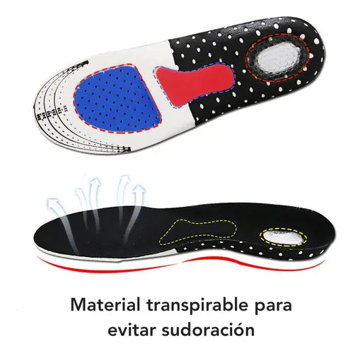 PLANTILLAS ORTOPÉDICAS ALIVIA DOLOR + SEPARADOR DE DEDOS DE REGALO