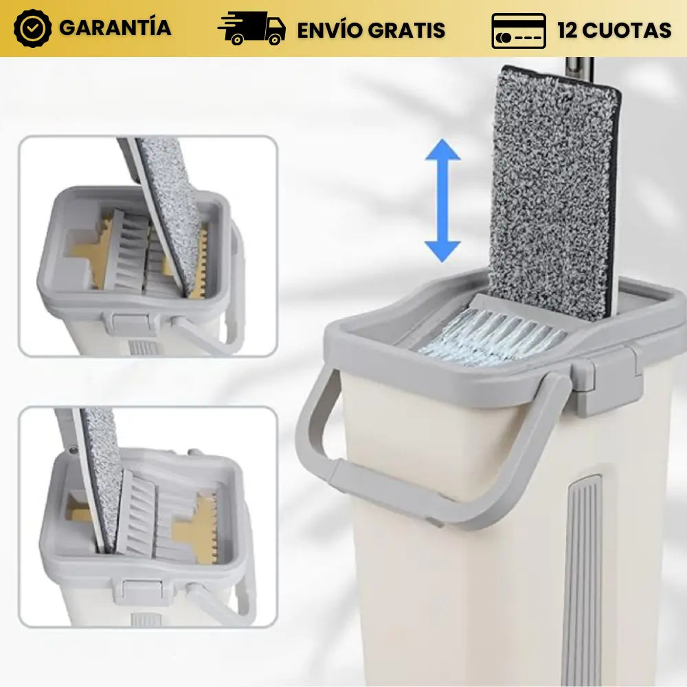 KIT DE LIMPIEZA 360 + 2 REPUESTOS DE MOPA DE REGALO