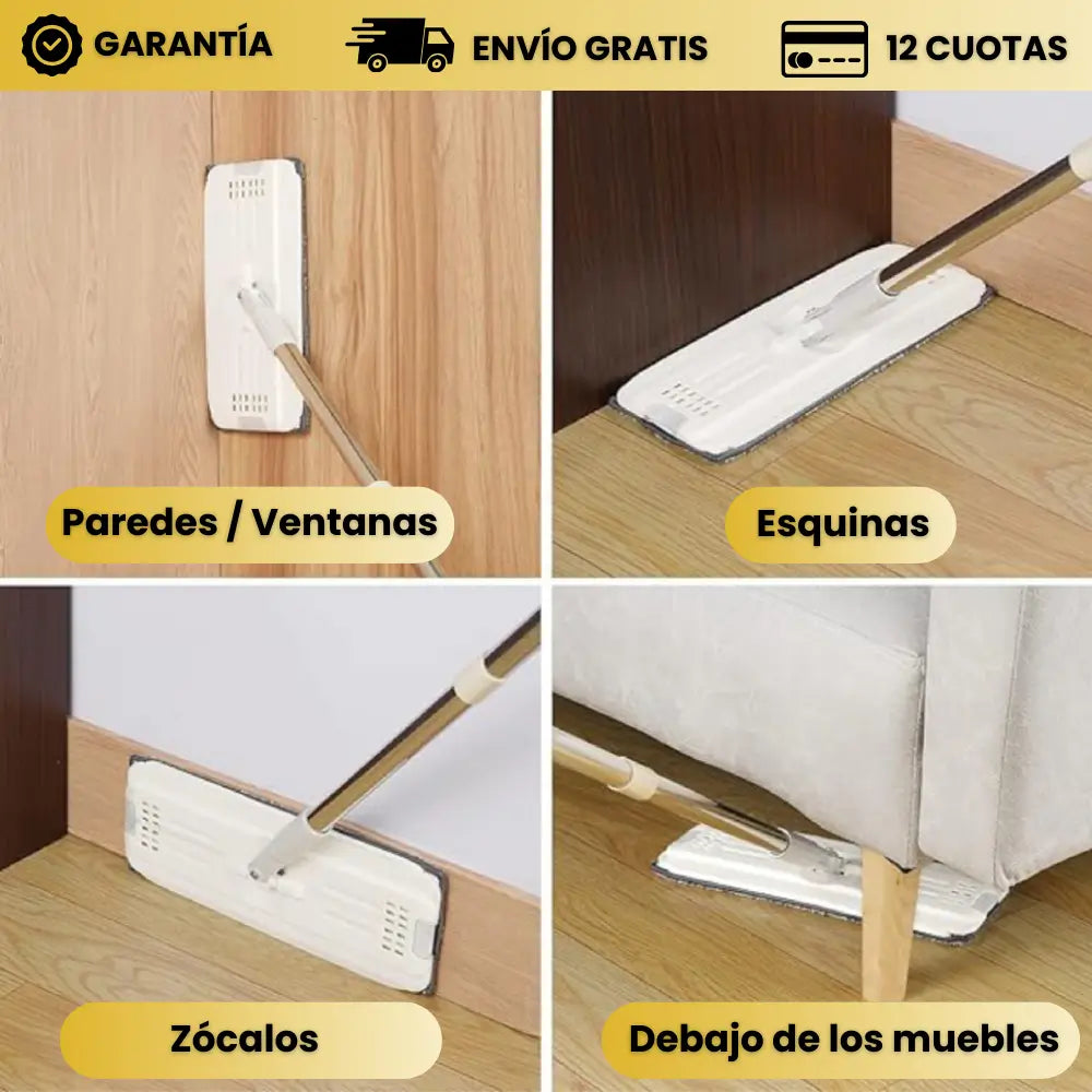 KIT DE LIMPIEZA 360 + 2 REPUESTOS DE MOPA DE REGALO