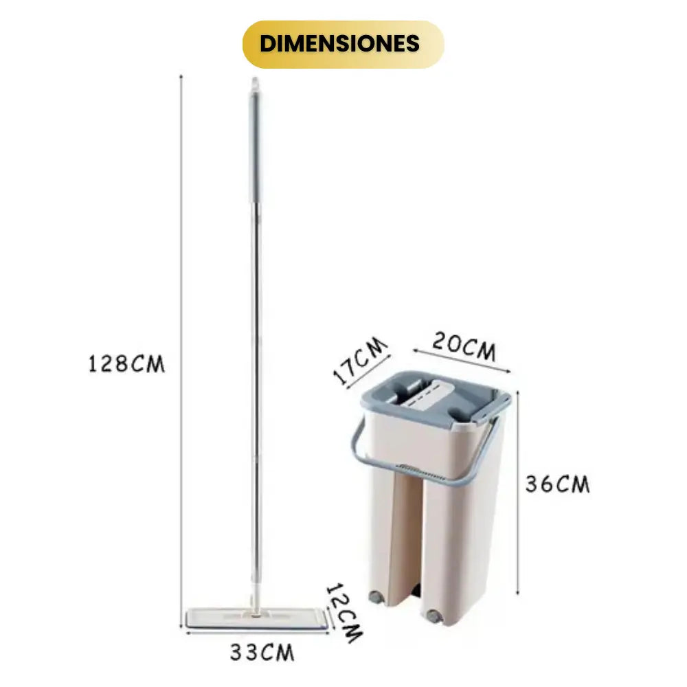 KIT DE LIMPIEZA 360 + 2 REPUESTOS DE MOPA DE REGALO