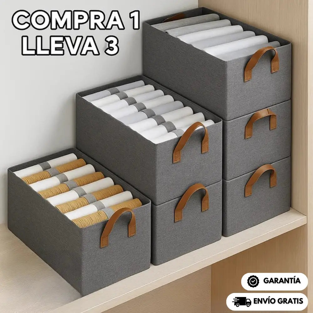 PROMO 3x1: ORGANIZADORES DE ROPA PLEGABLES