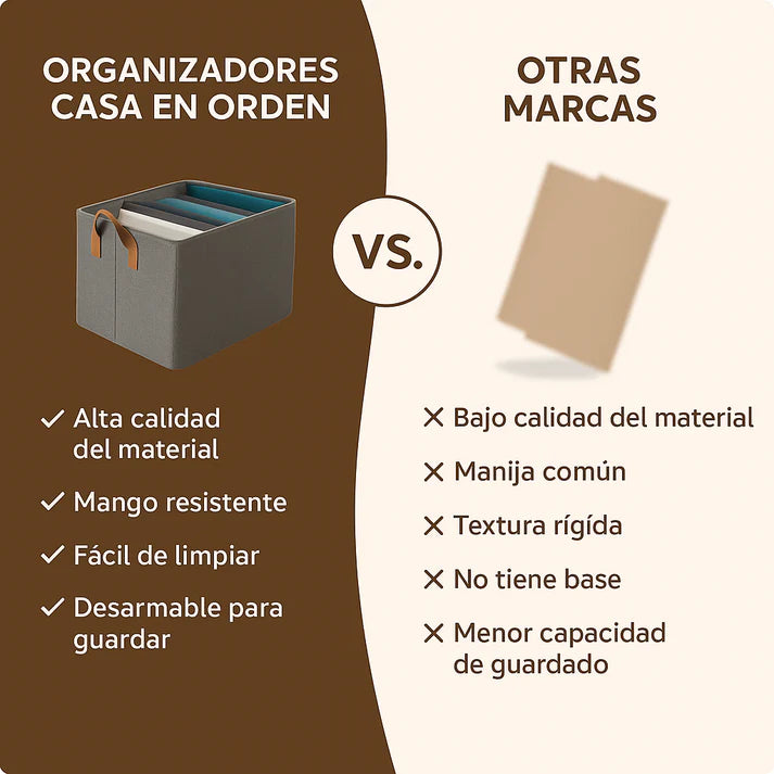 PROMO 3x1: ORGANIZADORES DE ROPA PLEGABLES