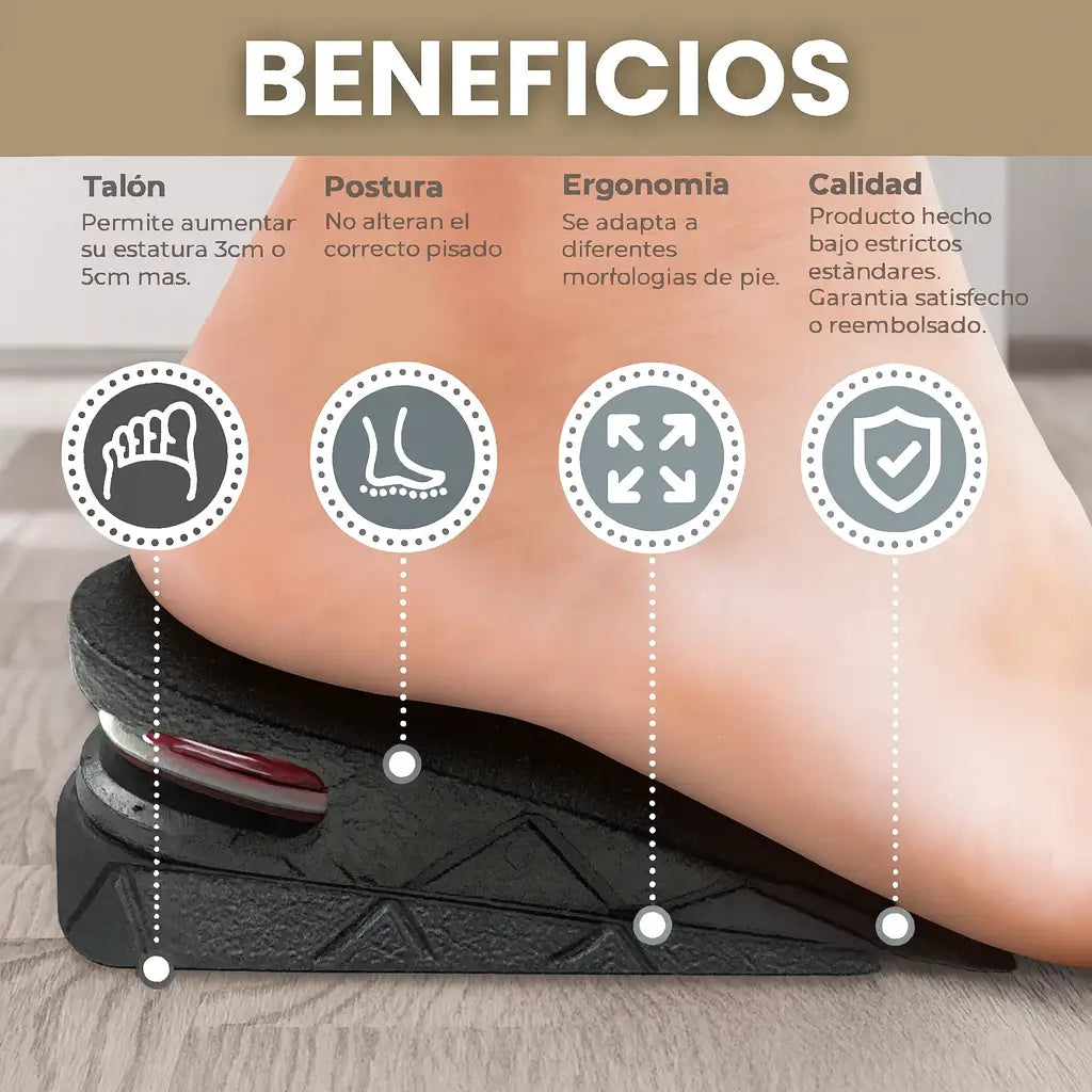 PROMO 2x1: PLANTILLAS AUMENTA ESTATURA UNIVERSALES