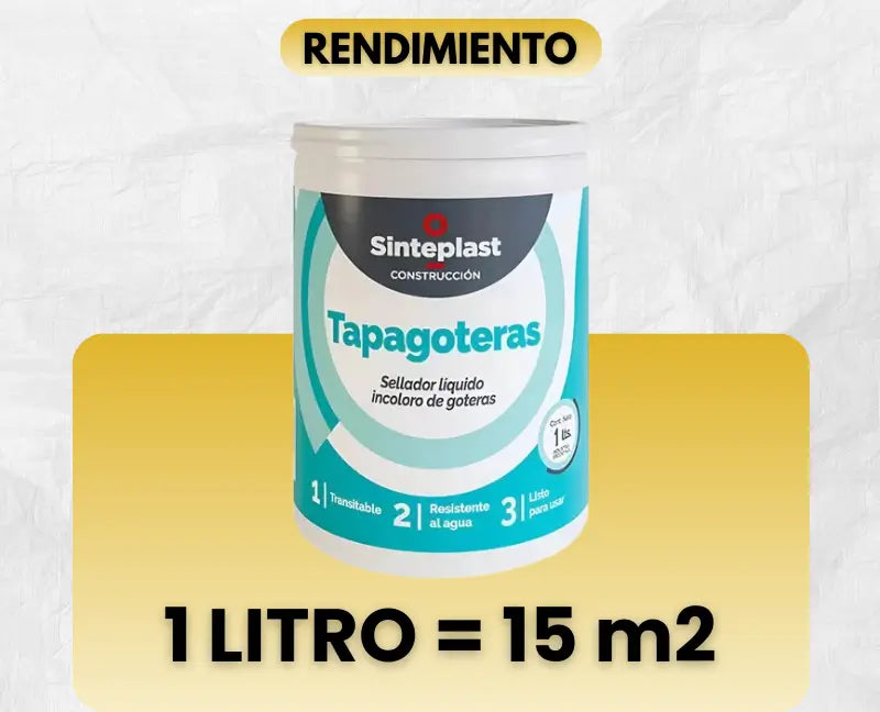 SELLADOR IMPERMEABILIZANTE TRANSPARENTE 1 LITRO