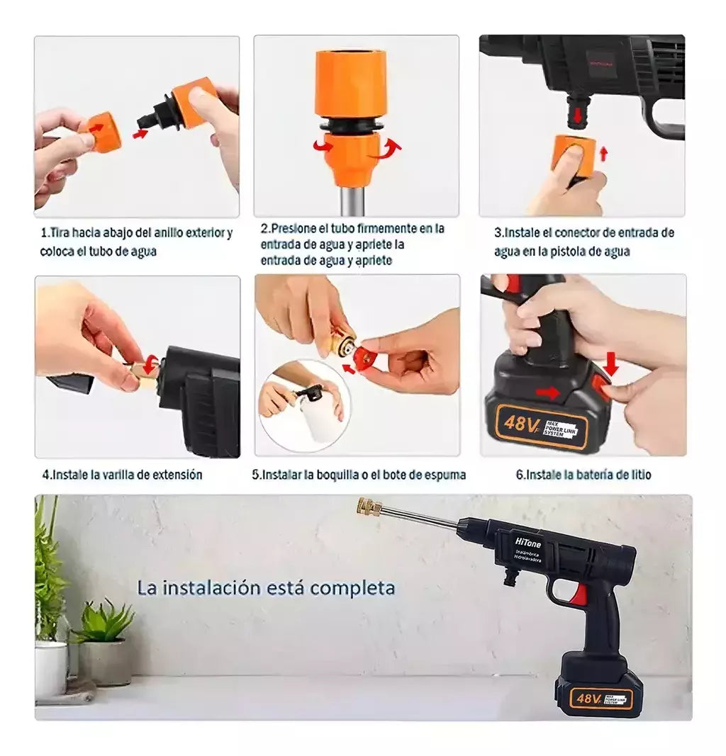 PROMO 3x1: HIDROLAVADORA PORTÁTIL, ASPIRADORA INALÁMBRICA Y PAÑO MICROFIBRA