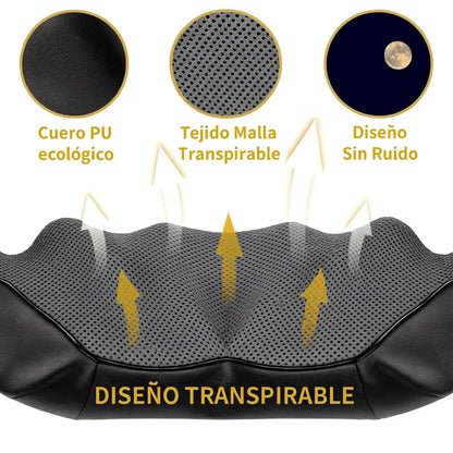 MASAJEADOR SHIATSU DE CUELLO Y ESPALDA