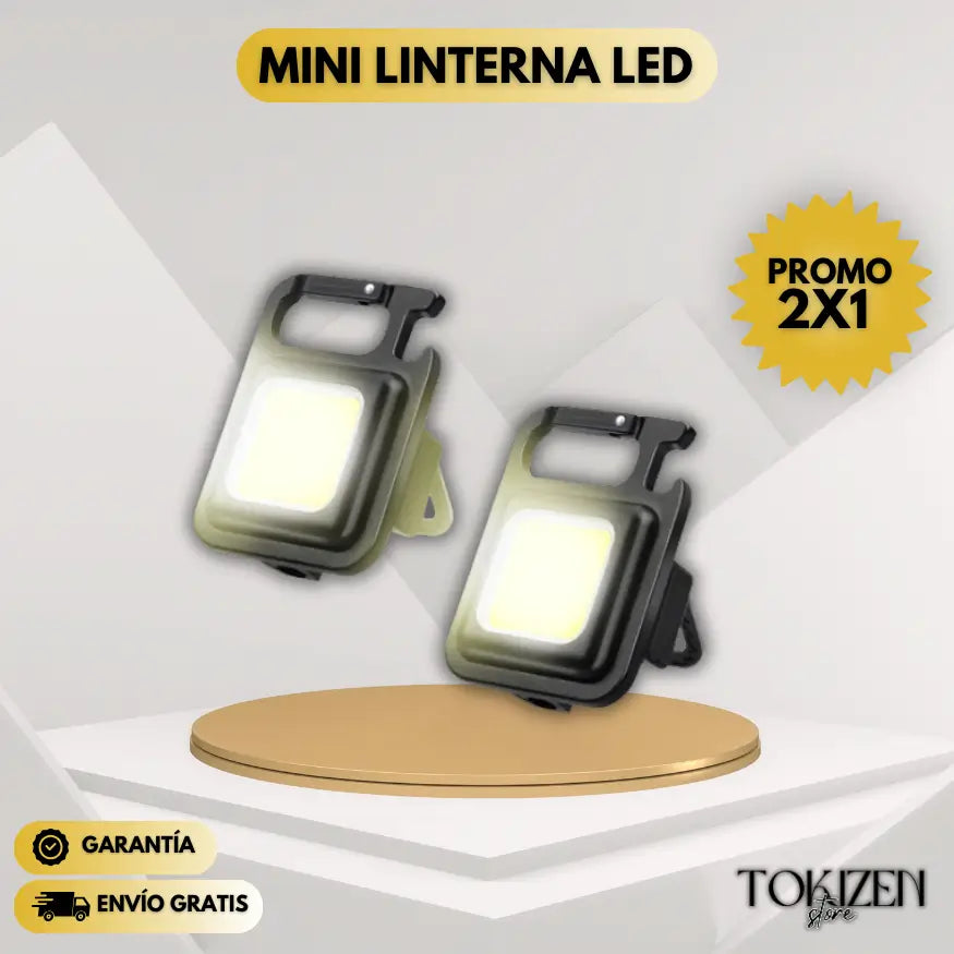 PROMO 2X1: MINI LINTERNA LED