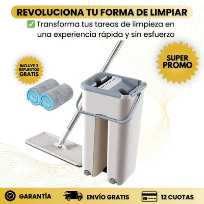KIT DE LIMPIEZA 360 + 2 REPUESTOS DE MOPA DE REGALO