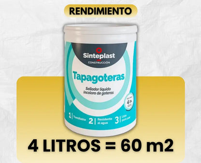 SELLADOR IMPERMEABILIZANTE TRANSPARENTE 4 LITROS