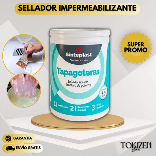 SELLADOR IMPERMEABILIZANTE TRANSPARENTE 4 LITROS