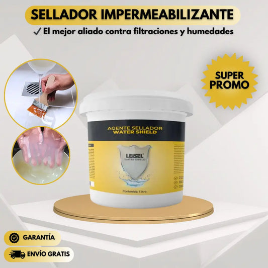 LEISEL SELLADOR IMPERMEABILIZANTE TRANSPARENTE 1 LITRO