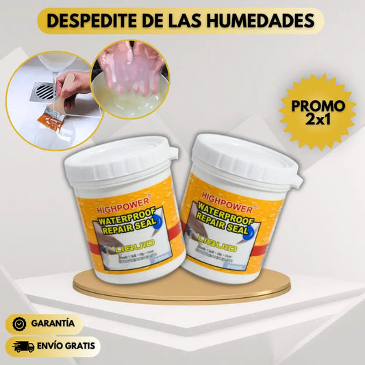 PROMO 2x1: SELLADOR IMPERMEABILIZANTE TRANSPARENTE 300 GRAMOS