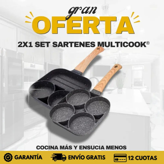 PROMO 2x1: SET SARTENES MULTICOOK